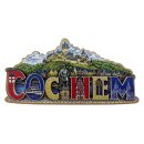 Holzmagnet Holz Herz Magnet Schriftzug City View - Cochem