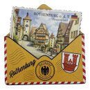 Holzmagnet Holz Herz Magnet Briefumschlag Post -...