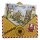 Holzmagnet Holz Herz Magnet Briefumschlag Post - Rothenburg ob der Tauber