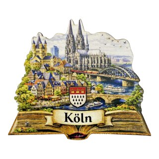 Holzmagnet Magnet Holz - Köln