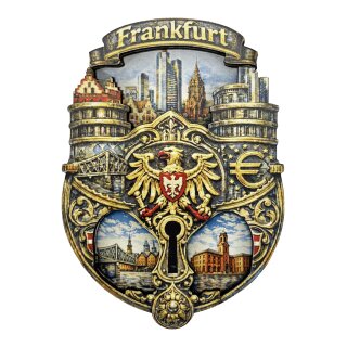 Holzmagnet Magnet Holz - Frankfurt