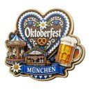 Holzmagnet Magnet Holz - Oktoberfest München