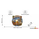 Holzmagnet Magnet Holz - Oktoberfest