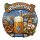 Holzmagnet Magnet Holz - Oktoberfest