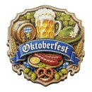 Holzmagnet Magnet Holz - Oktoberfest