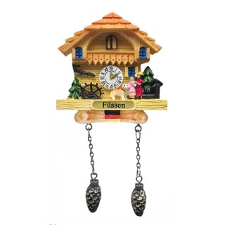 Kühlschrankmagnet Alpen Kuckucksuhr Magnet  Urlaubserinnerung Mitbringsel Deko - Andechs