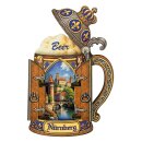 Holzmagnet Bierkrug Nürnberg