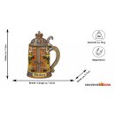 Holzmagnet Bierkrug Nürnberg