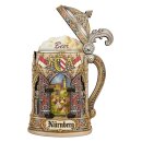 Holzmagnet Bierkrug Nürnberg