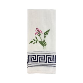 Handtuch Blume Navy