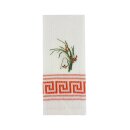 Handtuch Blume Orange