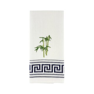 Handtuch Blume Navy