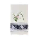 Handtuch Blume Navy