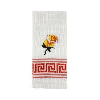 Handtuch Blume Orange
